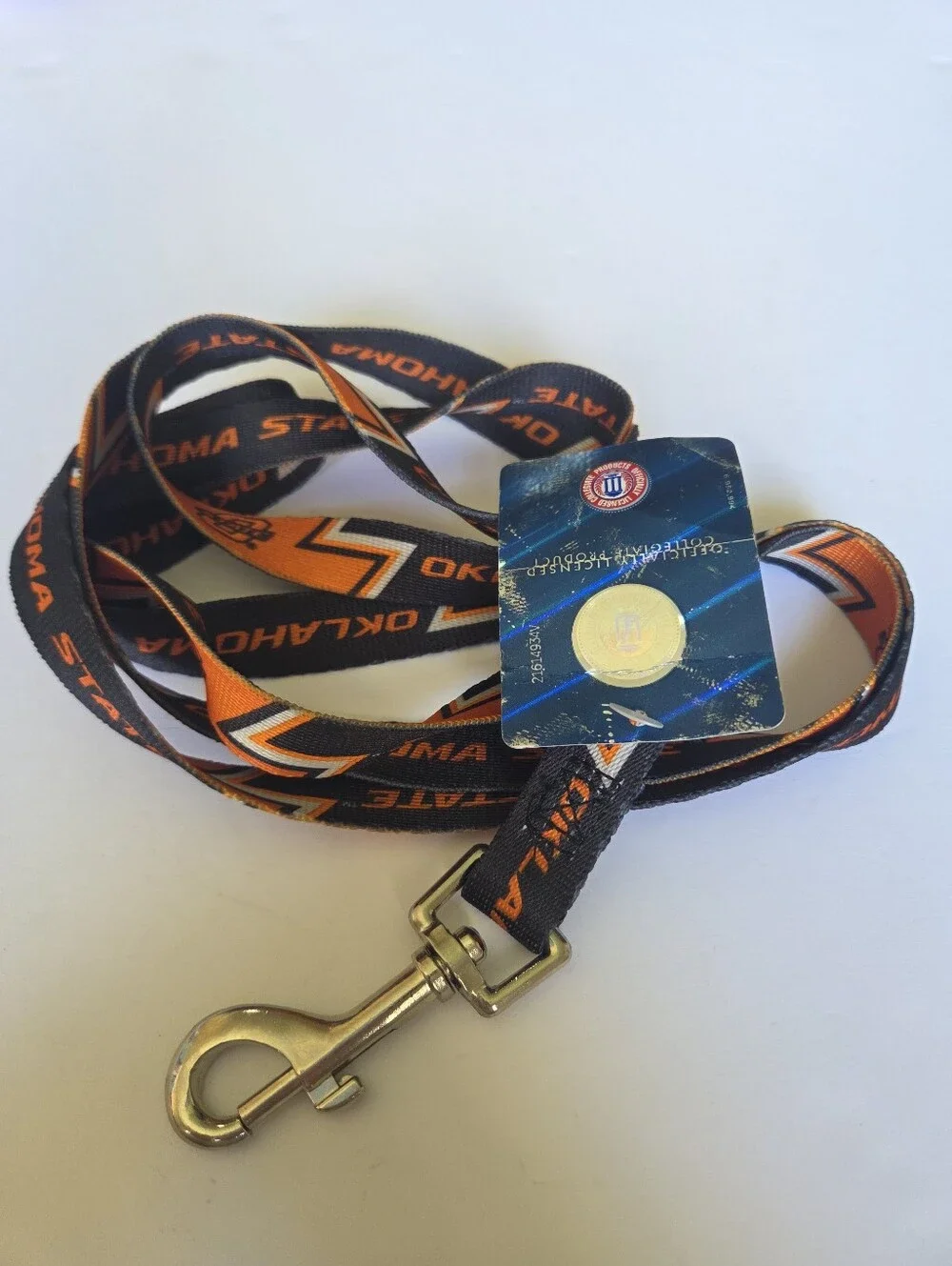 NCAA Oklahoma State Dog Leash Heavy Duty Durable Nylon Cowboys Cowgirls NWT